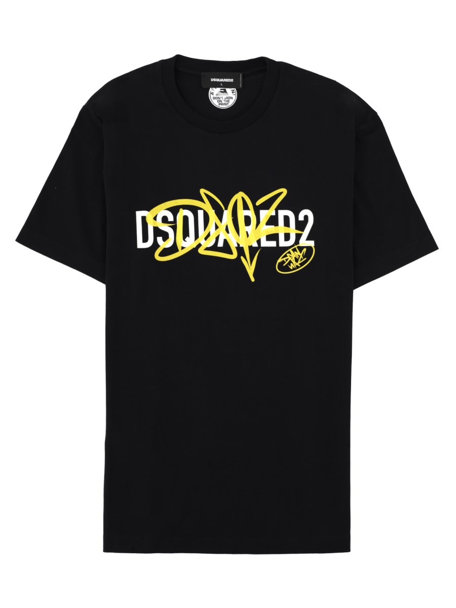 T-SHIRT CON STAMPA E LOGO
