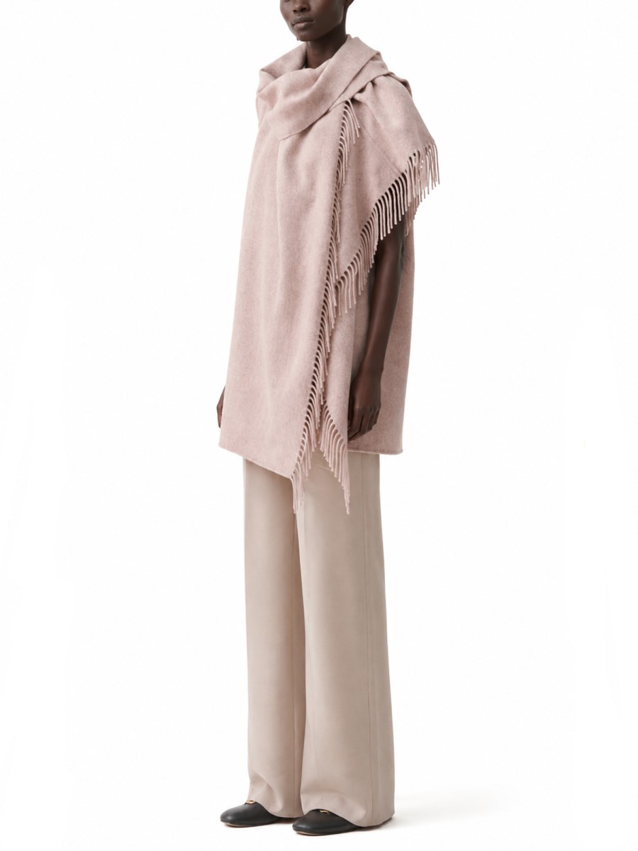 GILET CON SCIARPA IN LANA