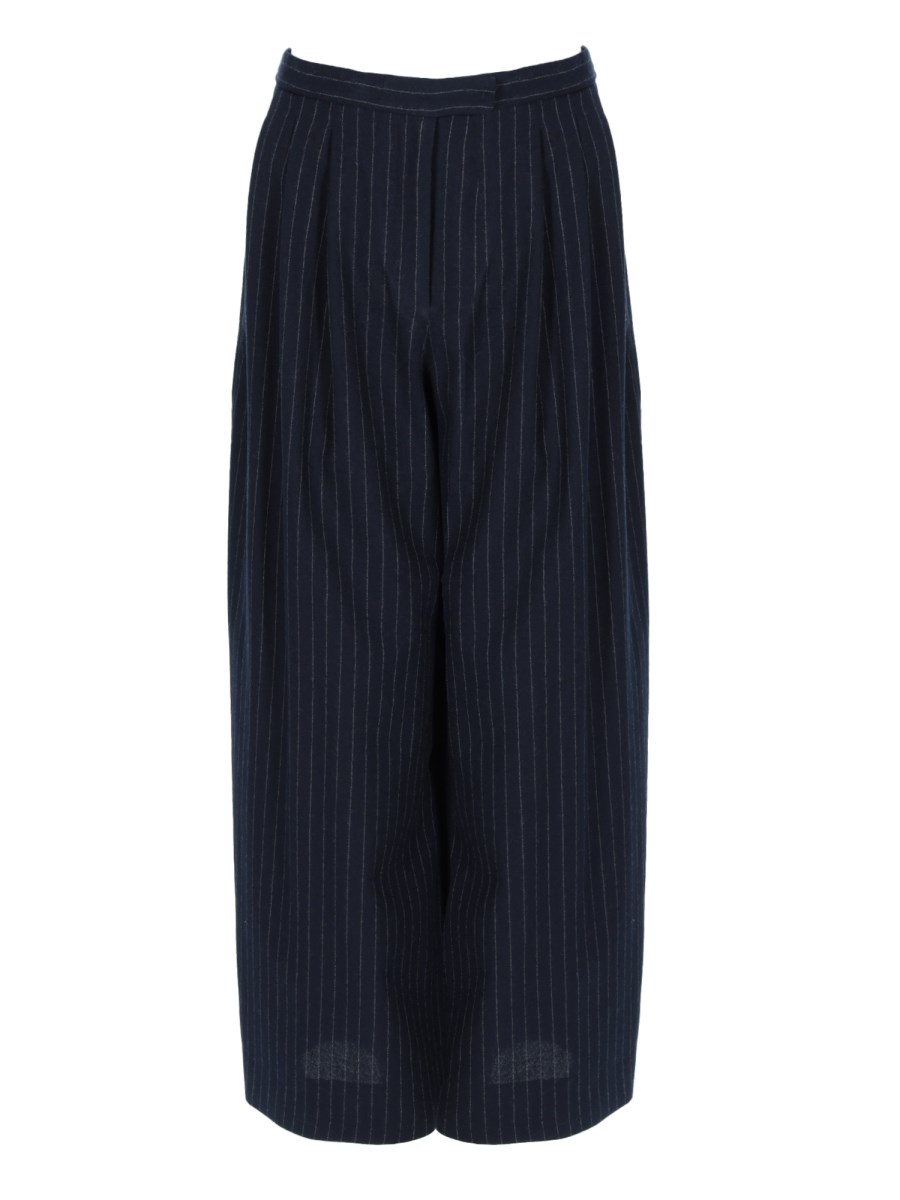 Pantalone Ordine In Lana Gessata