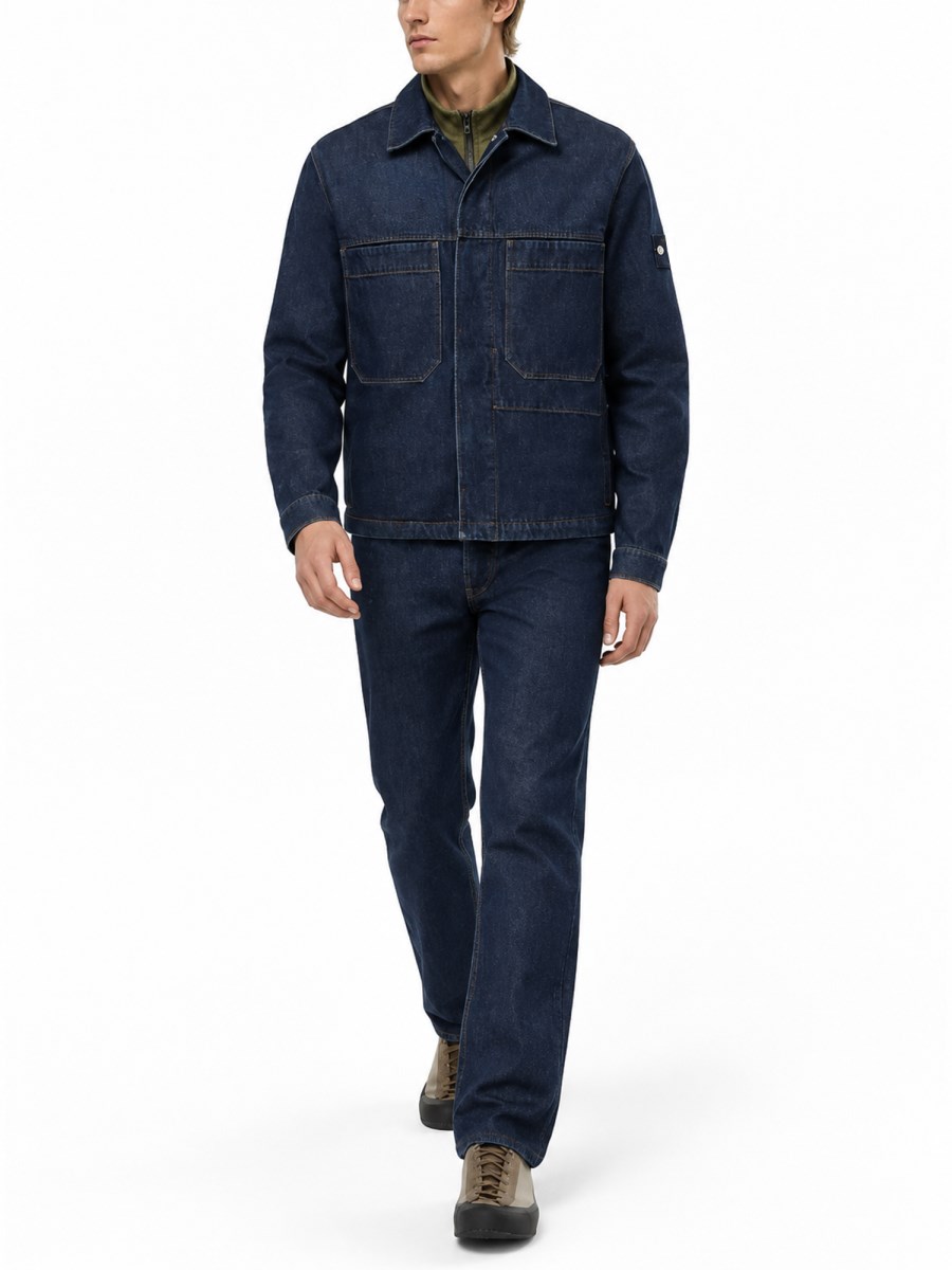 Jeans in Denim di Cotone