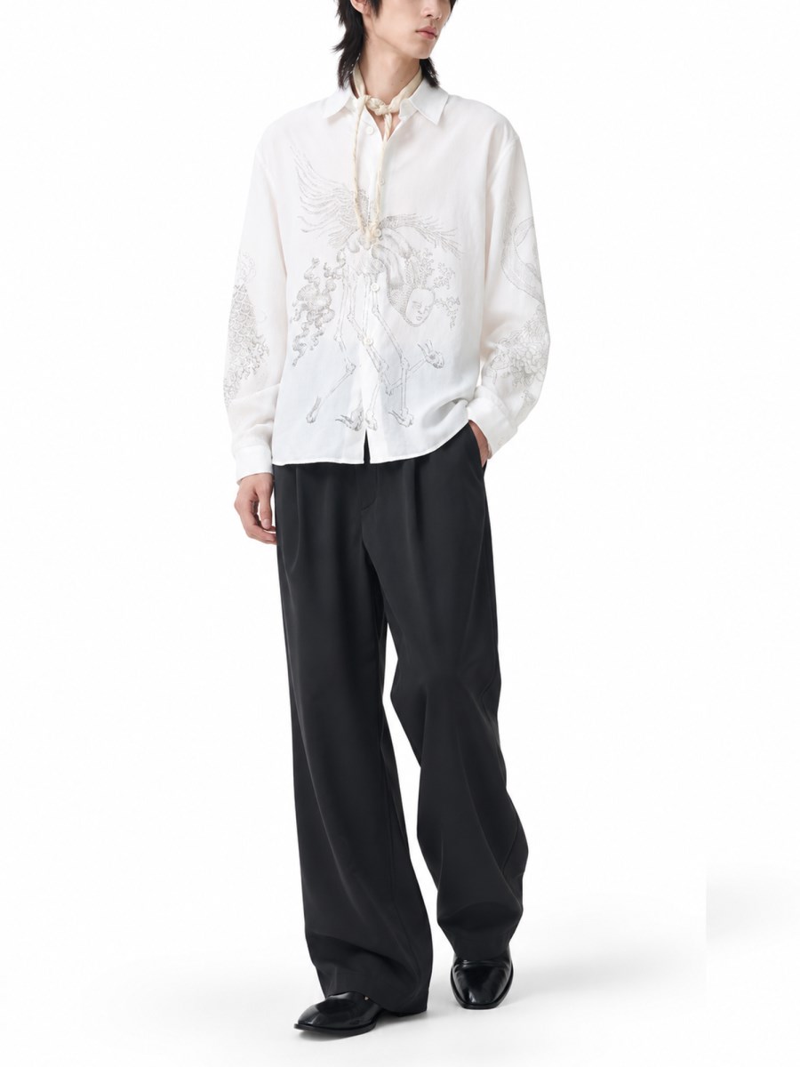 Camicia Beyond Con Stampa