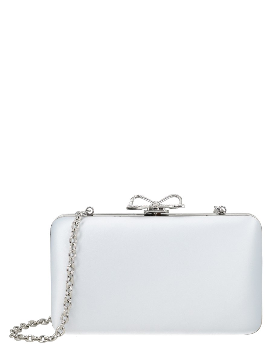 Clutch Blu In Raso 