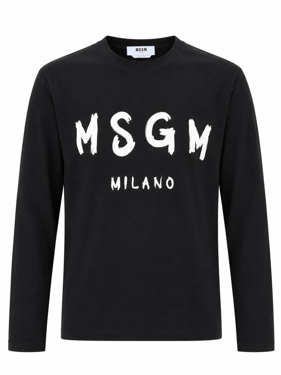 T-SHIRT CON LOGO PENNELLATO 