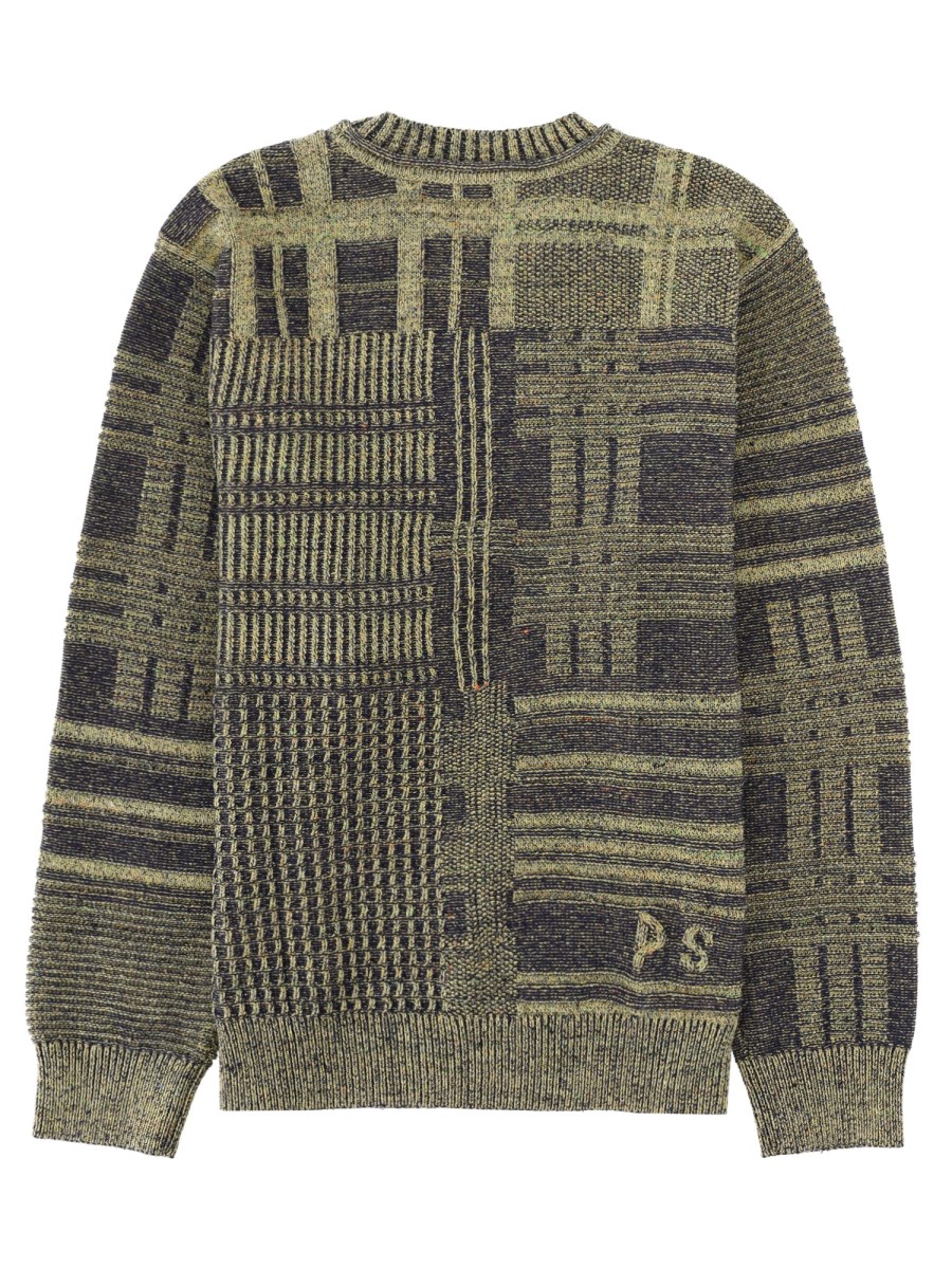 MAGLIA PATCHWORK IN COTONE