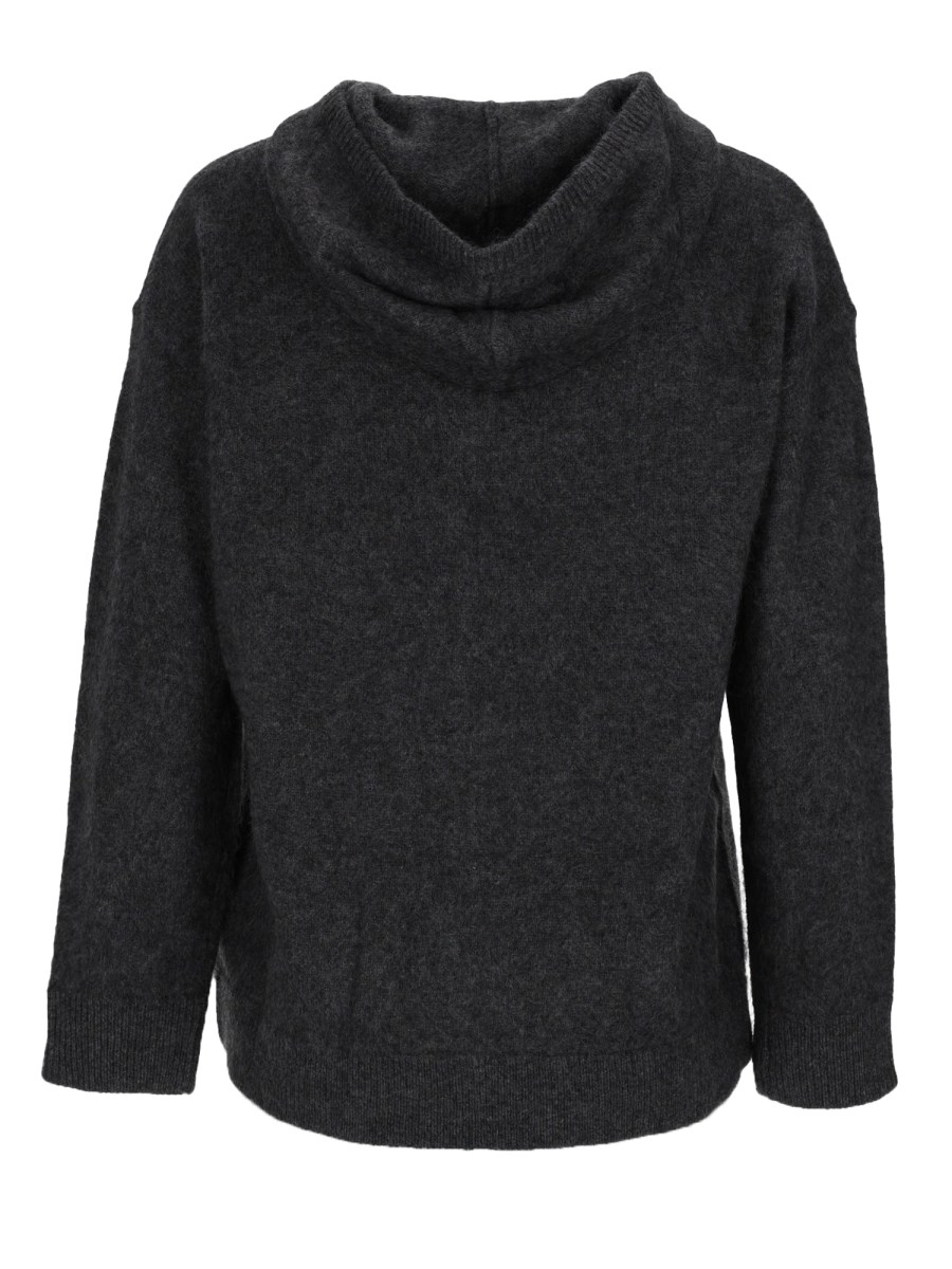 Cardigan In Filato Yak