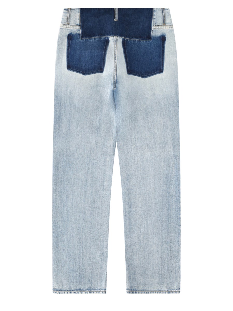 Jeans A Gamba Dritta in denim