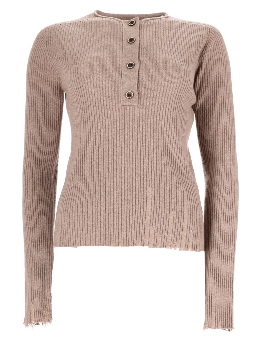 Maglia Henley in Cashmere