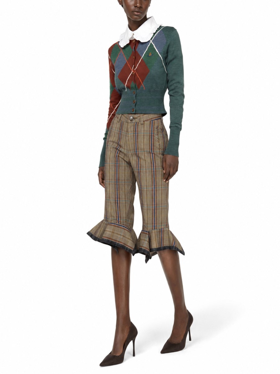 CARDIGAN ARGYLE CROPPED