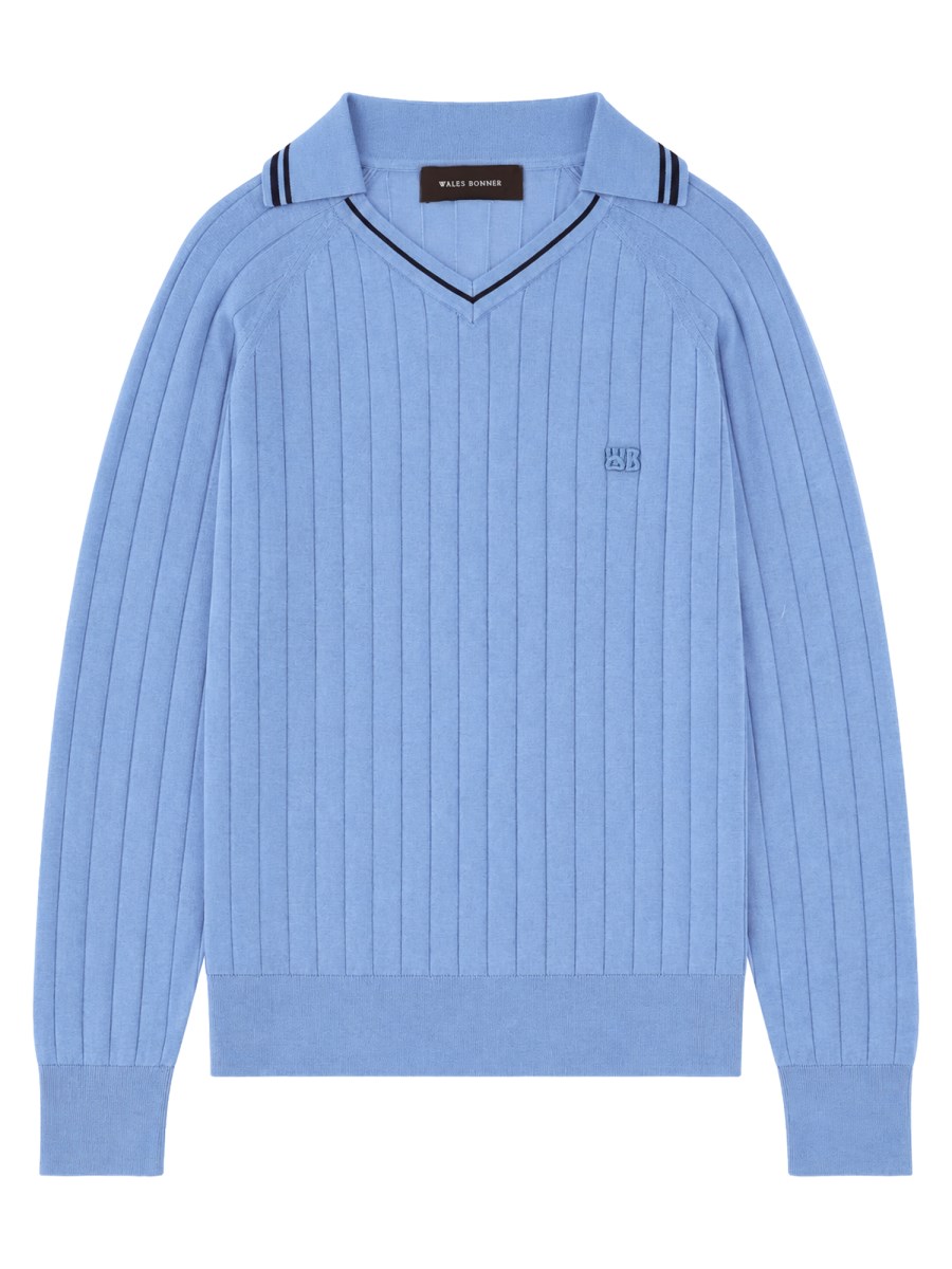 Polo a Coste con Scollo a V