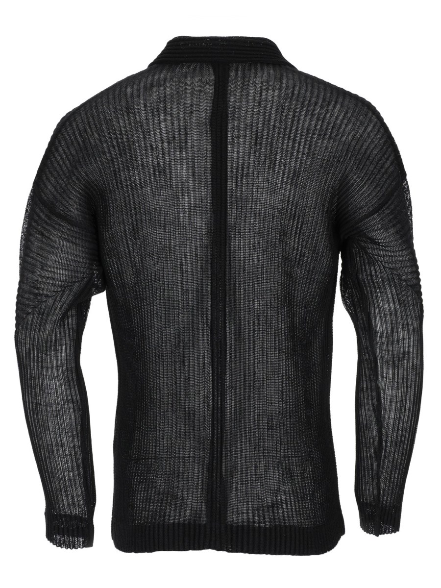Camicia Rustic Mesh In Maglia Plissettata