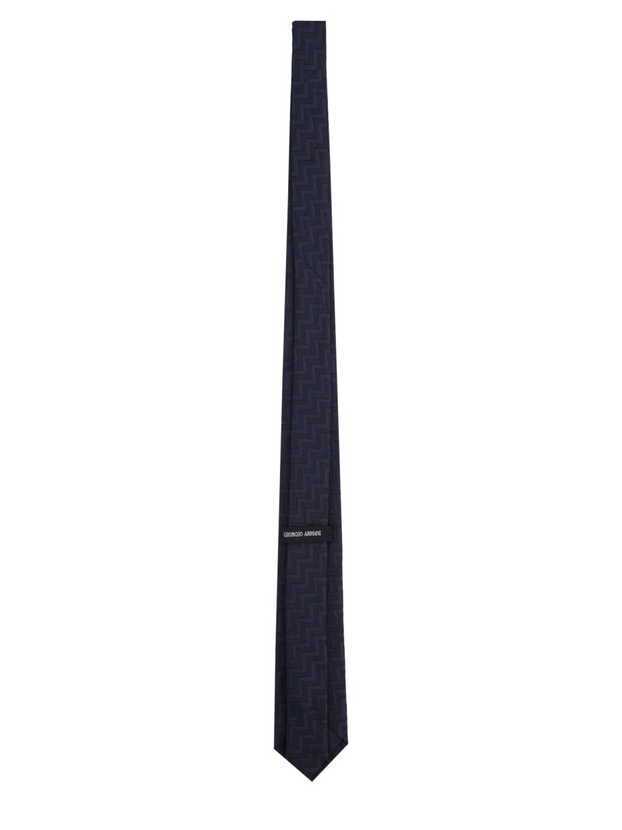 CRAVATTA IN SETA JACQUARD