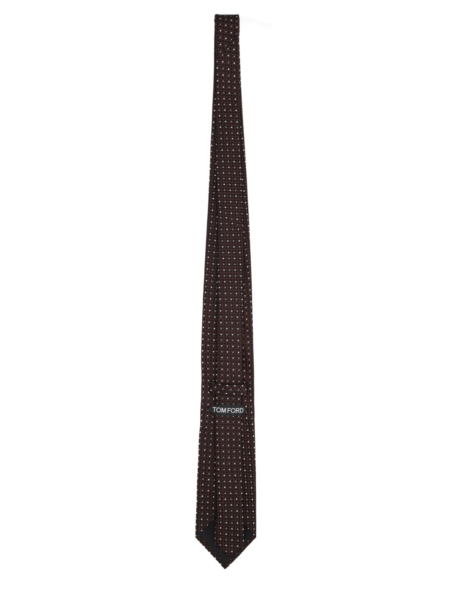 CRAVATTA IN JACQUARD DI SETA 8 CM