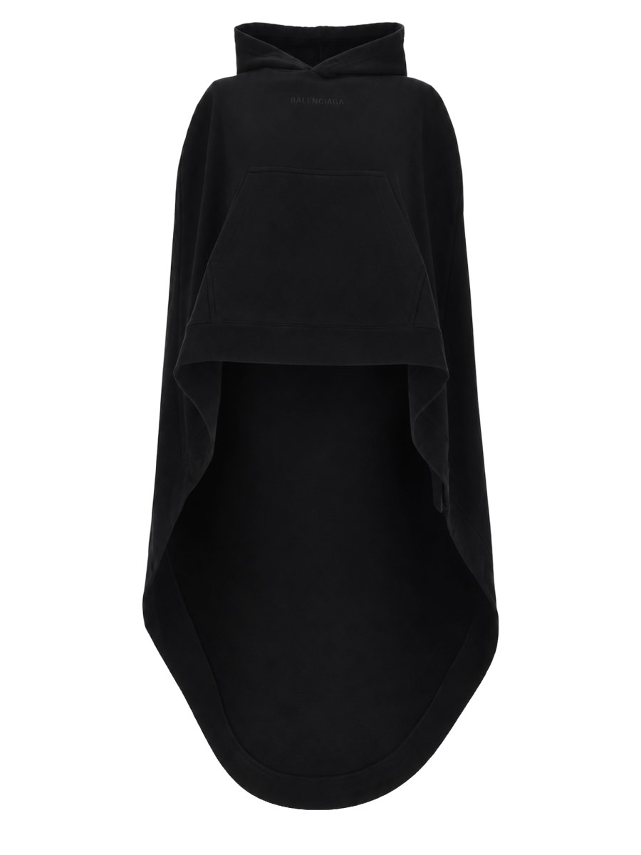 FELPA OVERSIZE CON CAPPUCCIO 