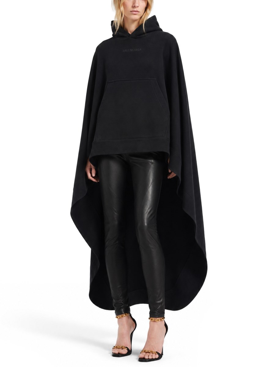 FELPA OVERSIZE CON CAPPUCCIO 