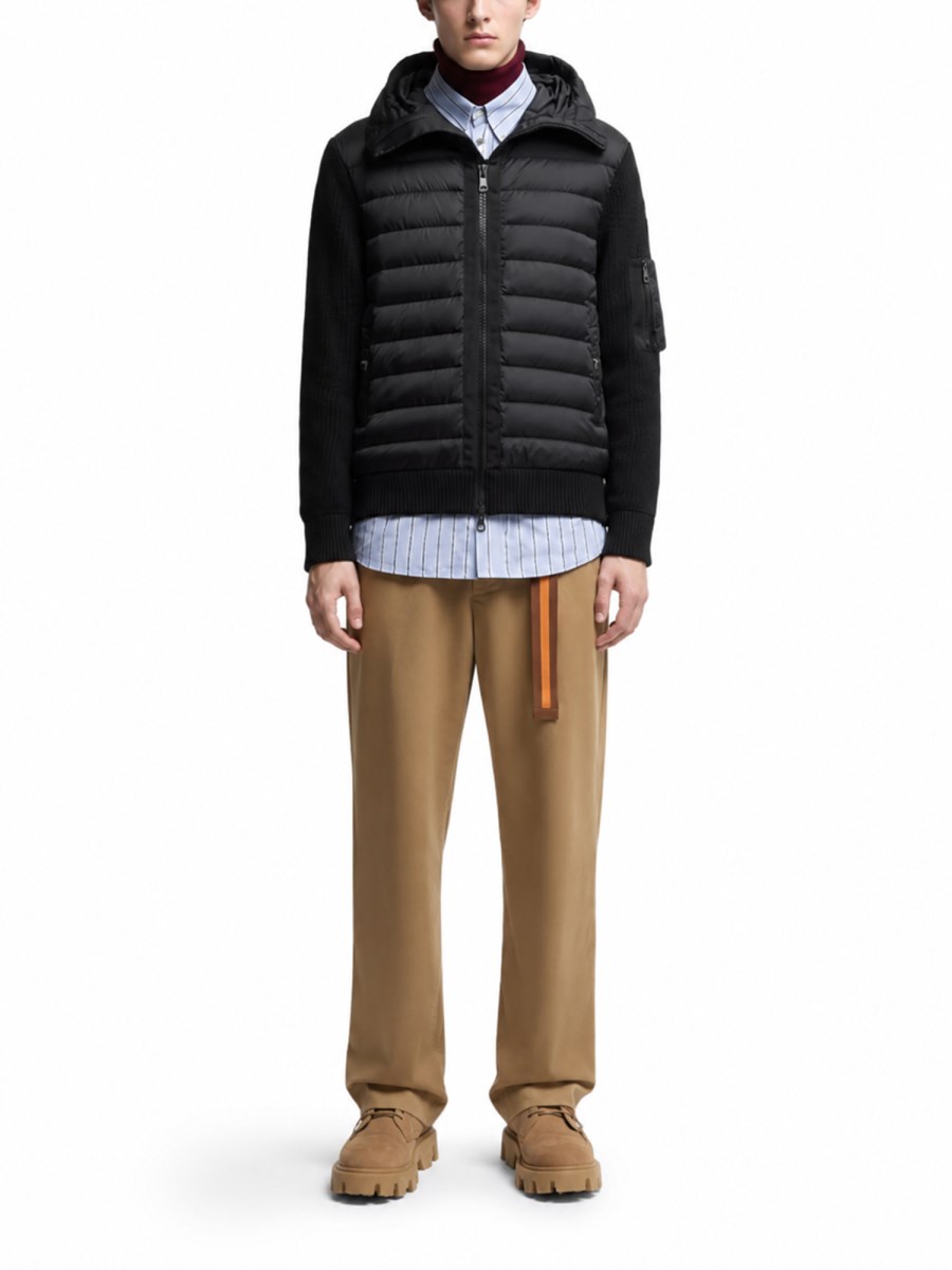 Cardigan Imbottito con Zip