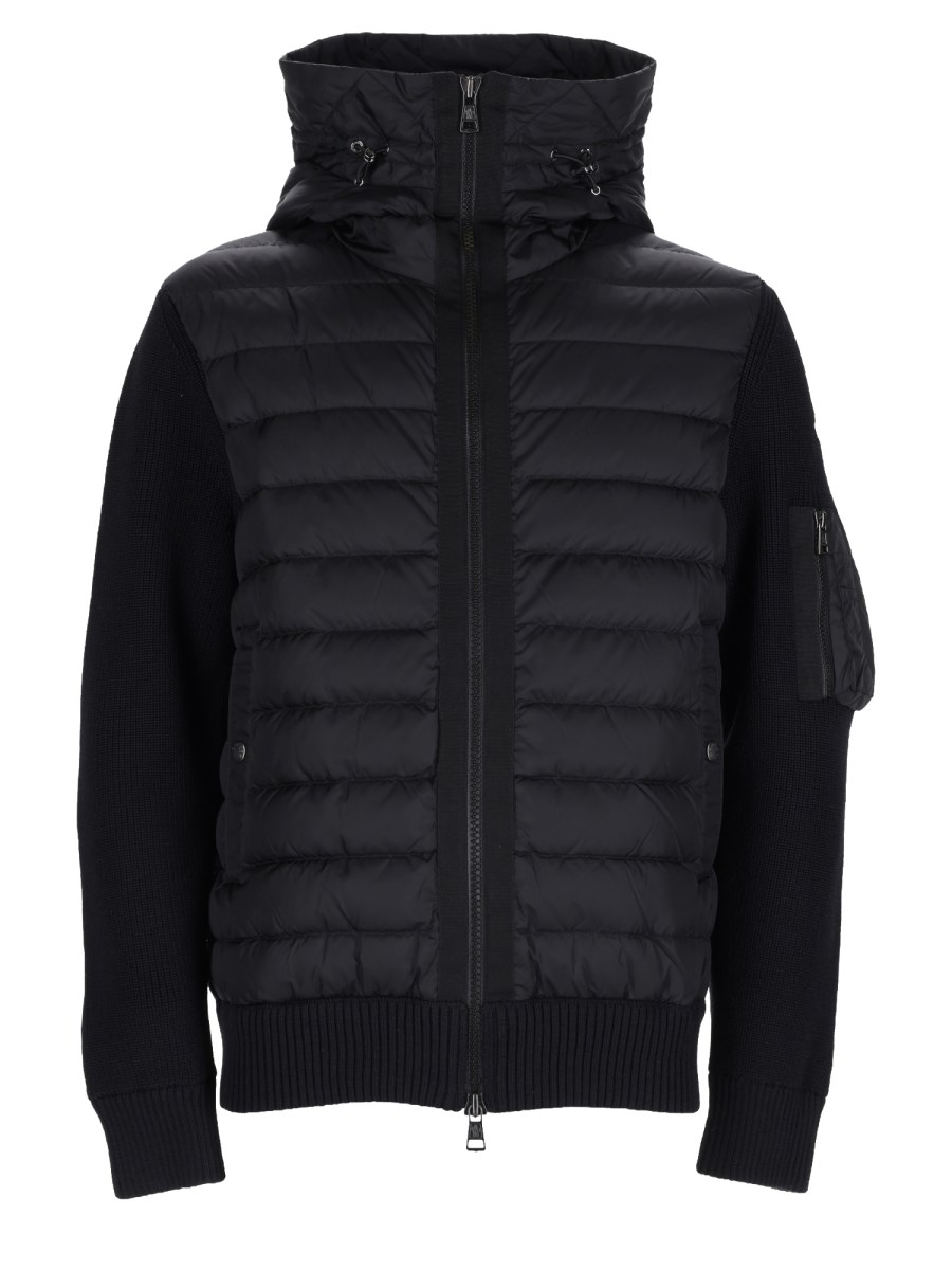 Cardigan Imbottito con Zip
