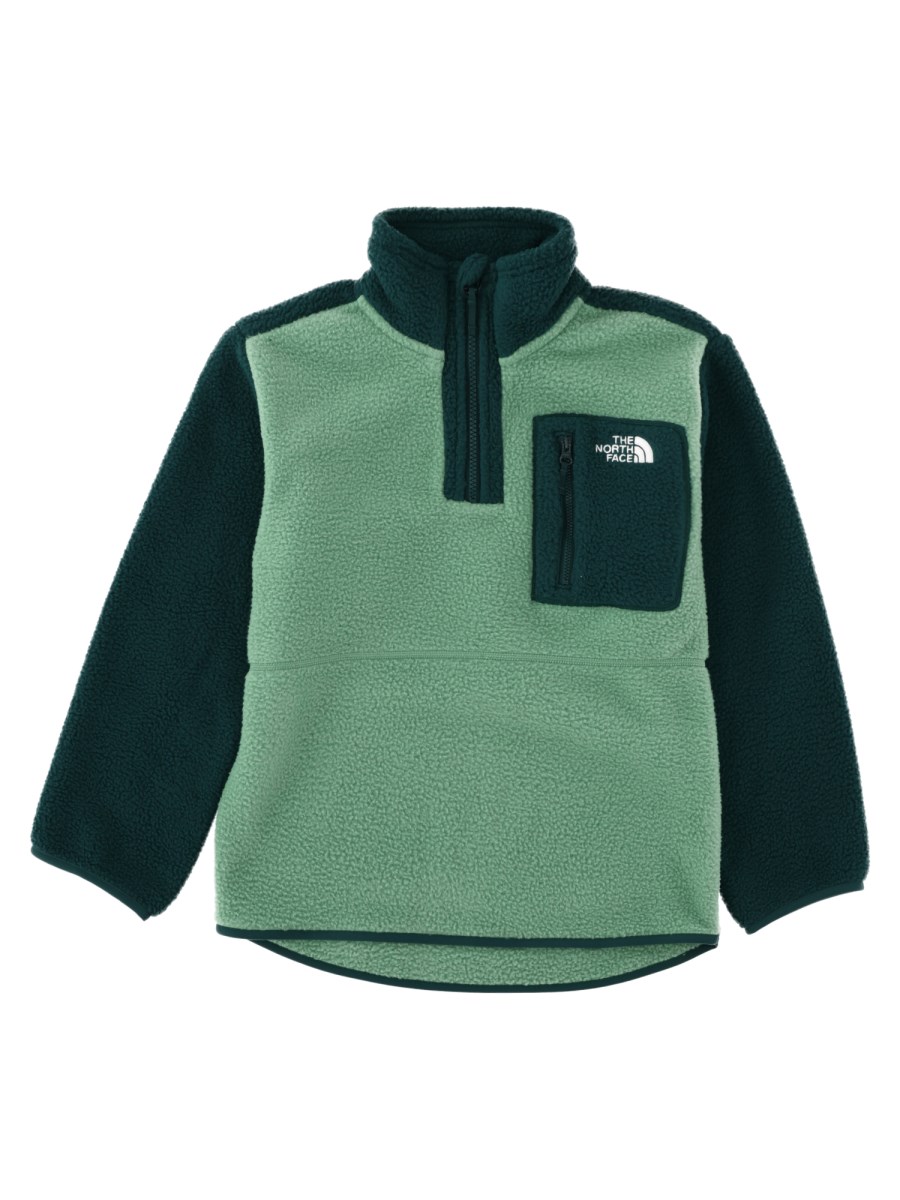 Giacca con mezza zip in pile Yumiori