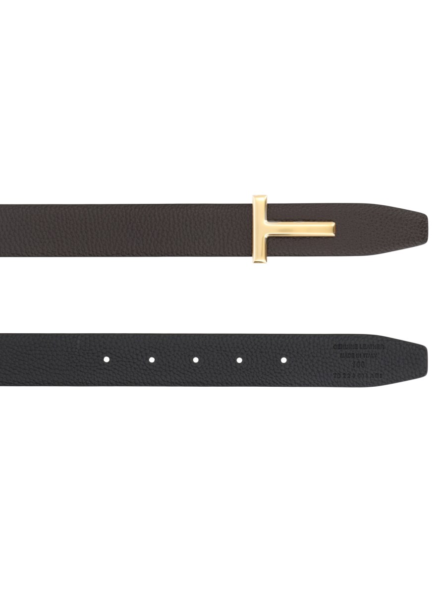 CINTURA T ICON IN PELLE FIORE
