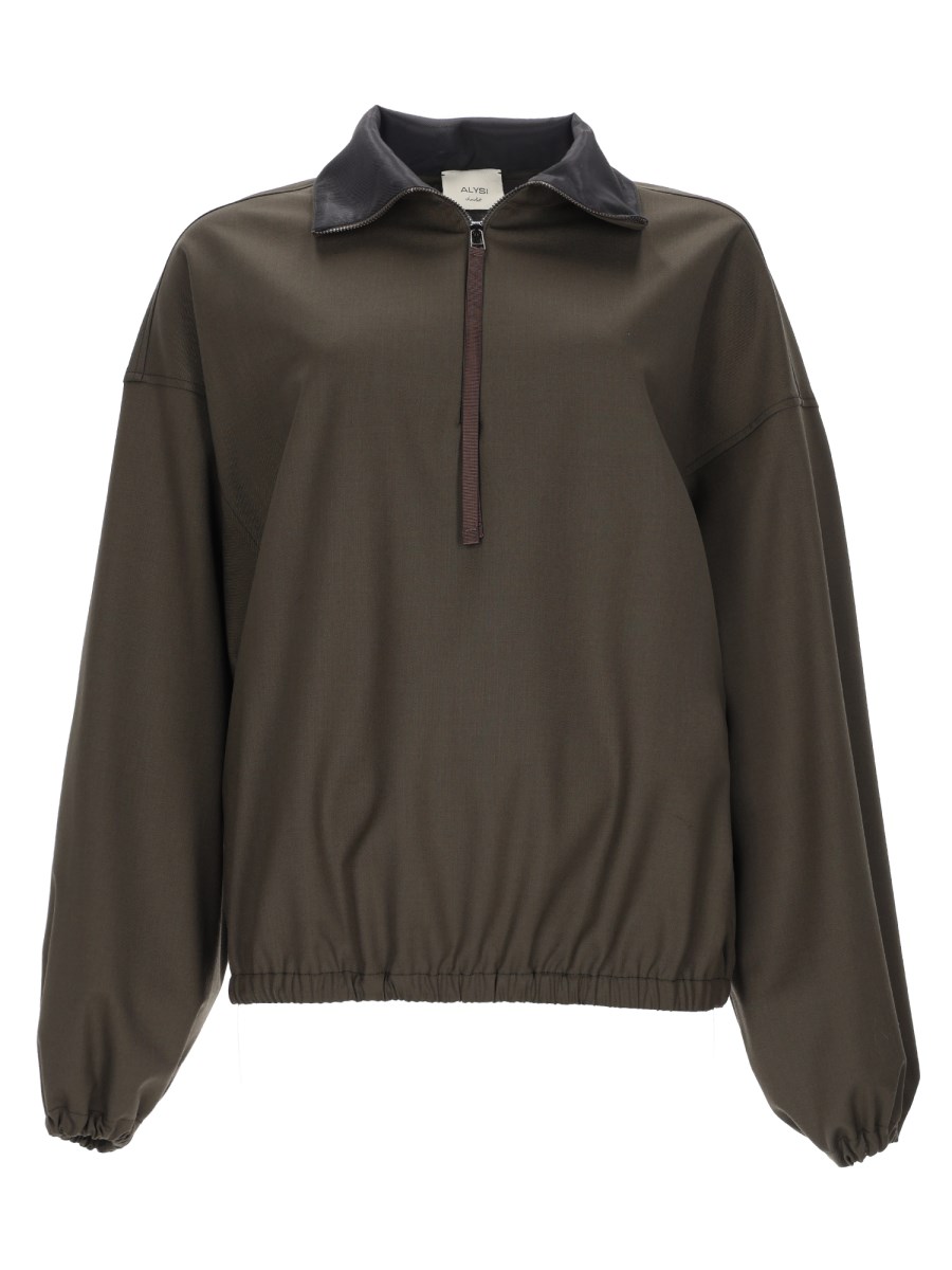 GIACCA CON ZIP A TRE QUARTI