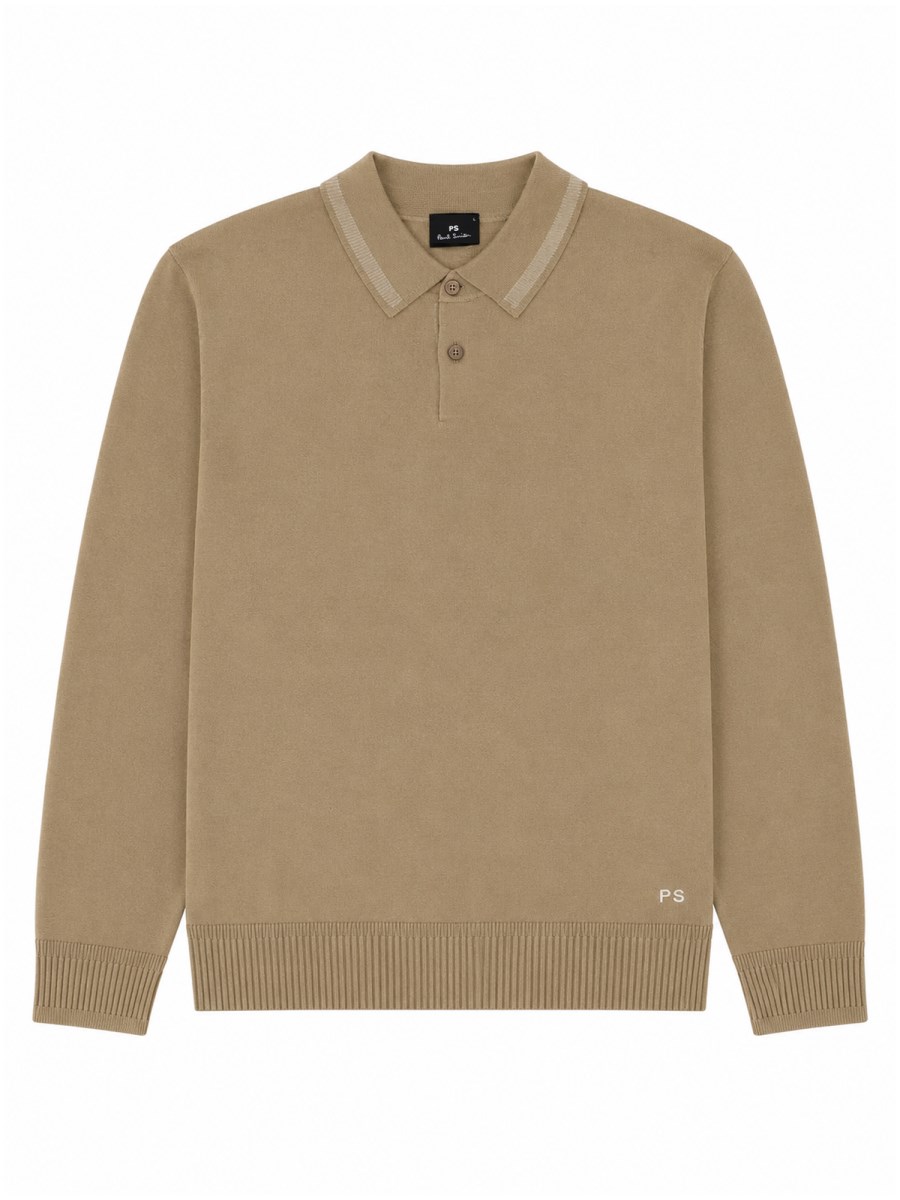 MAGLIA POLO IN LANA MERINO