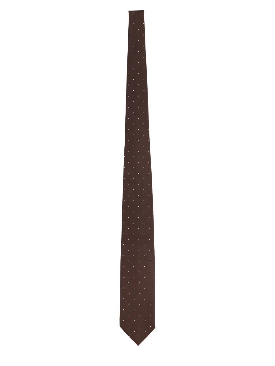 CRAVATTA IN JACQUARD DI SETA 8 CM