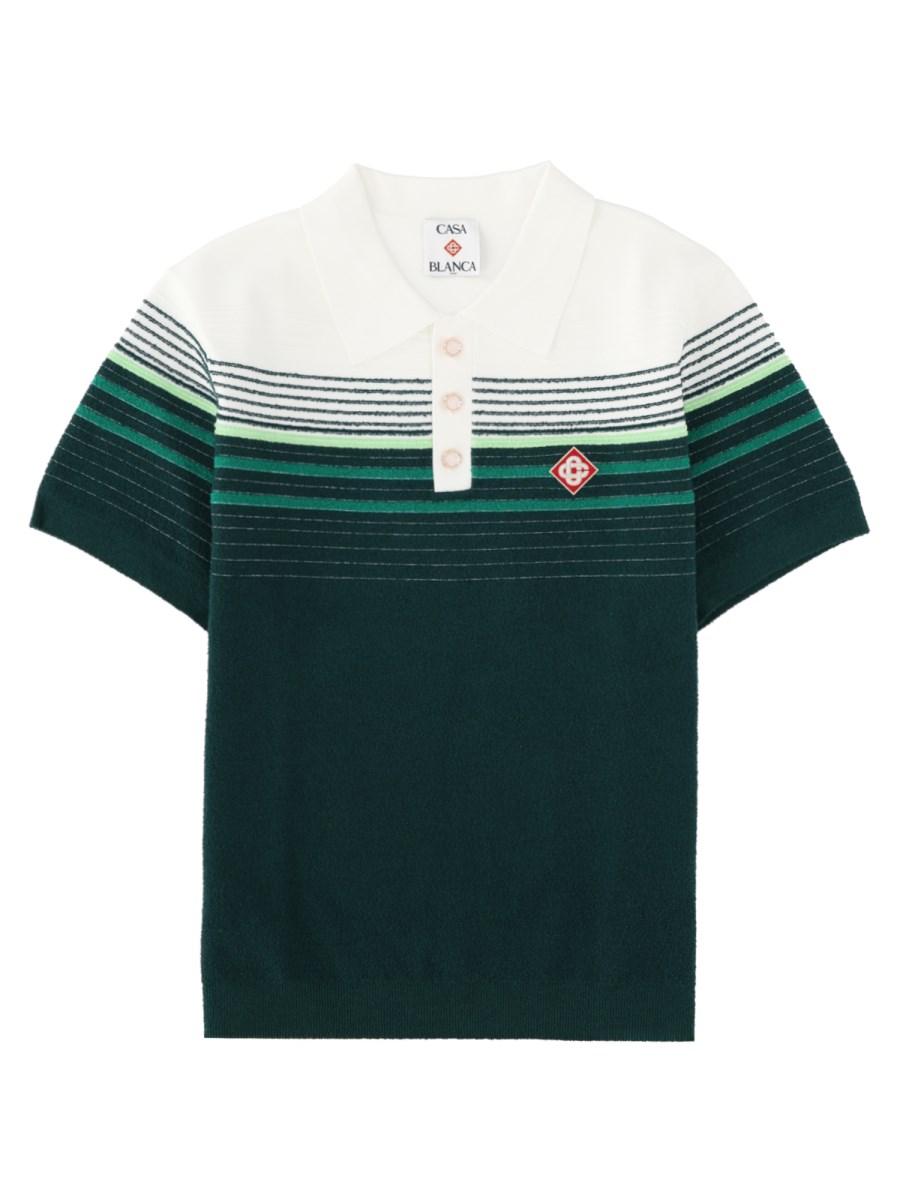 POLO A RIGHE BOUCLÉ