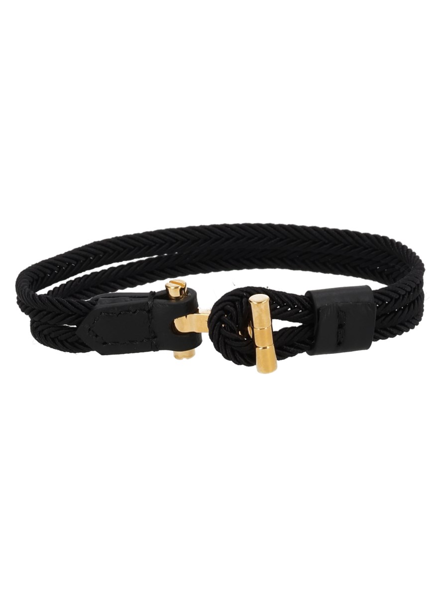 BRACCIALE IN NYLON INTRECCIATO