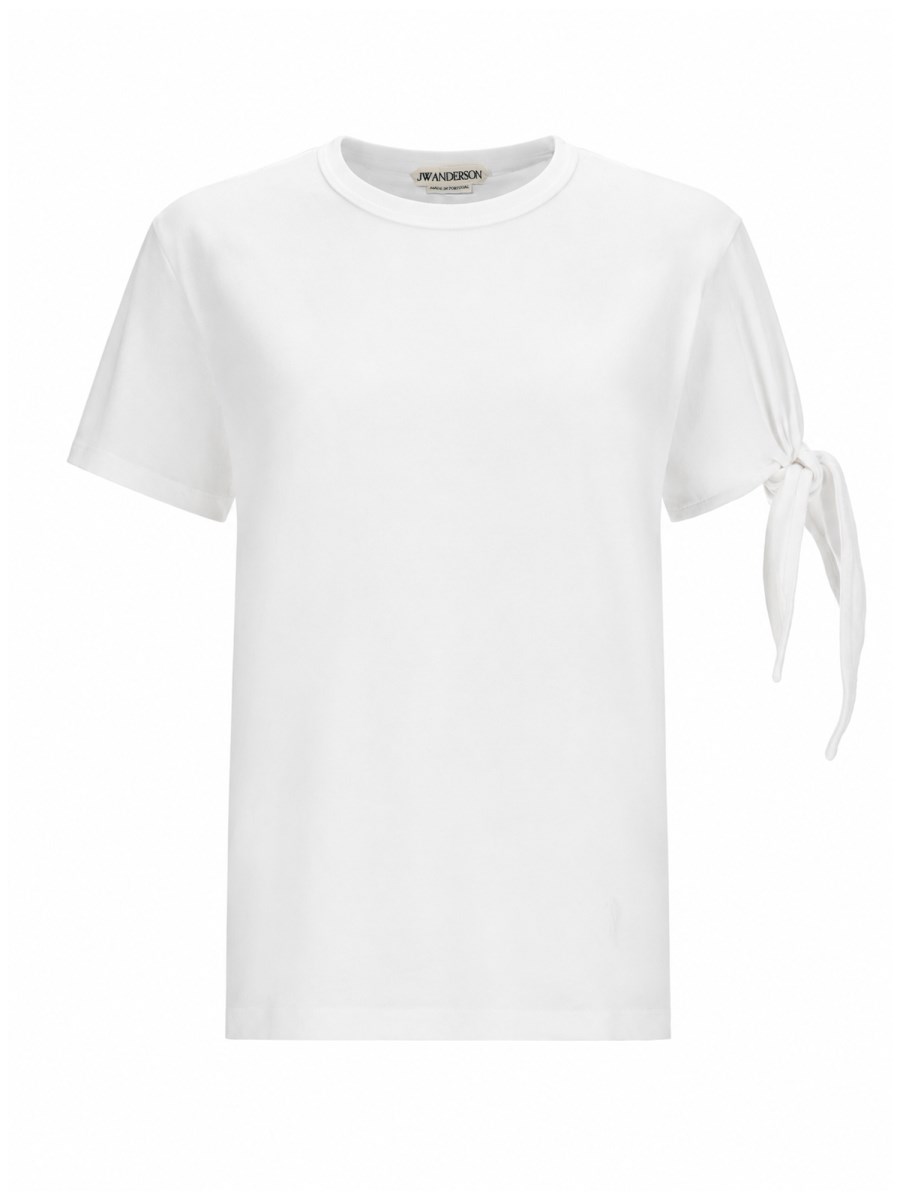 t-shirt con manica annodata