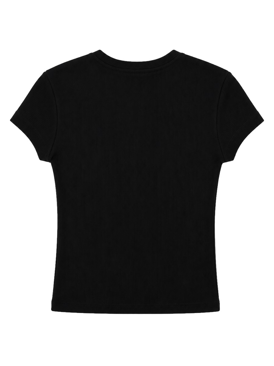 T-SHIRT CROPPED CON LOGO
