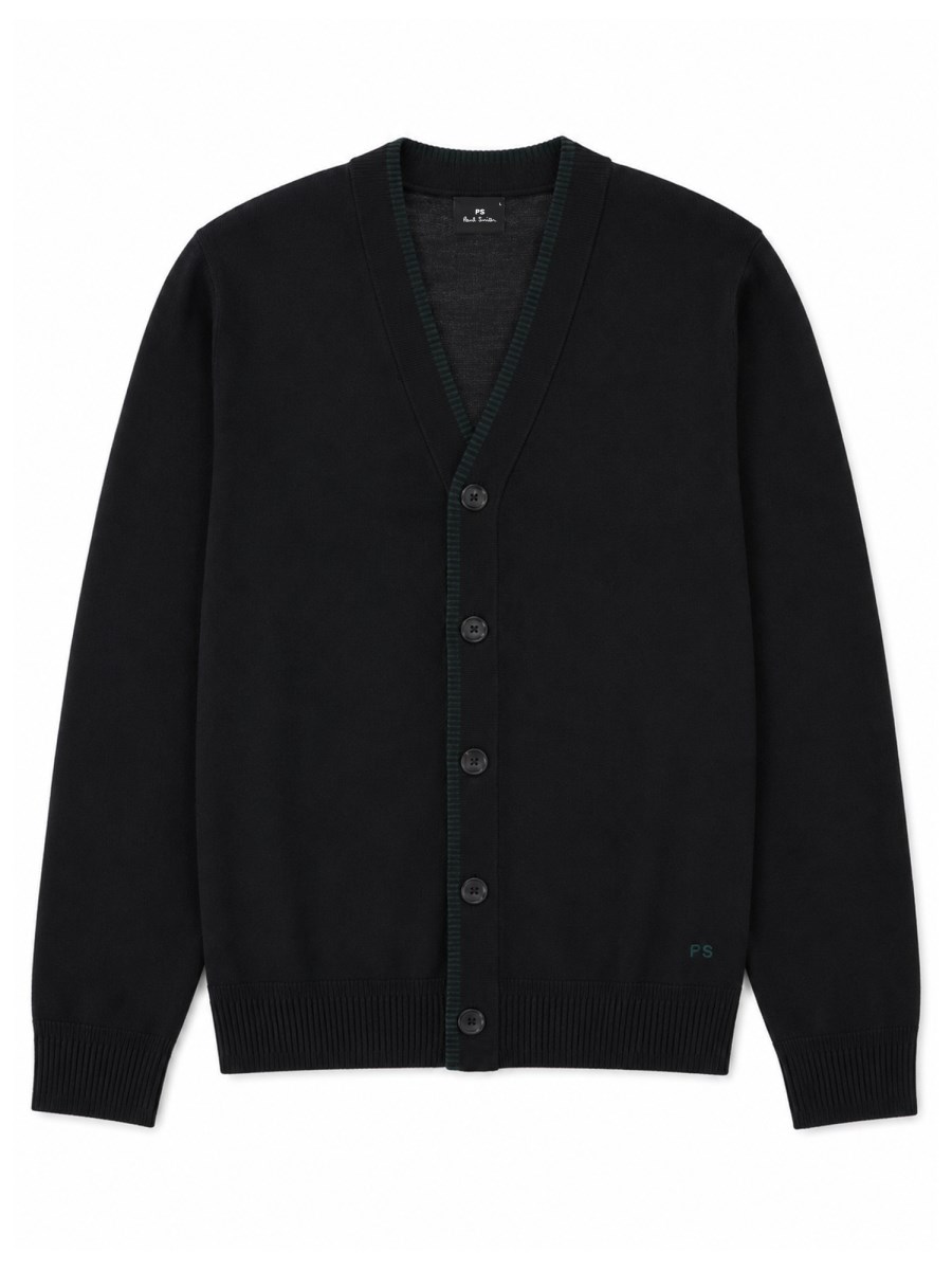 CARDIGAN IN LANA MERINO CON BOTTONI