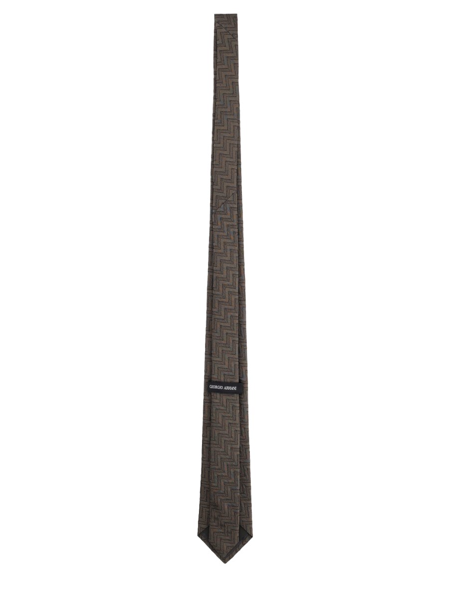 CRAVATTA IN SETA JACQUARD