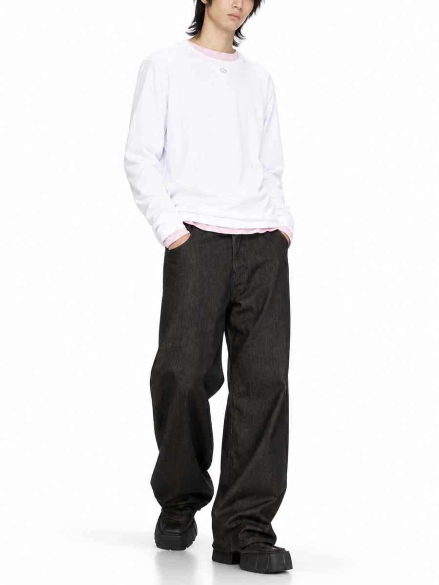 T-Shirt Oval D a Manica Lunga