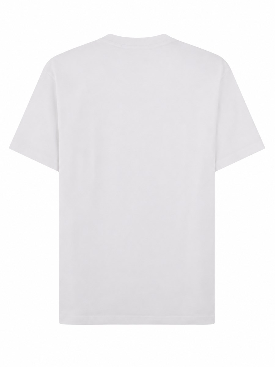 T-SHIRT CON V EMBLEM RICAMATO