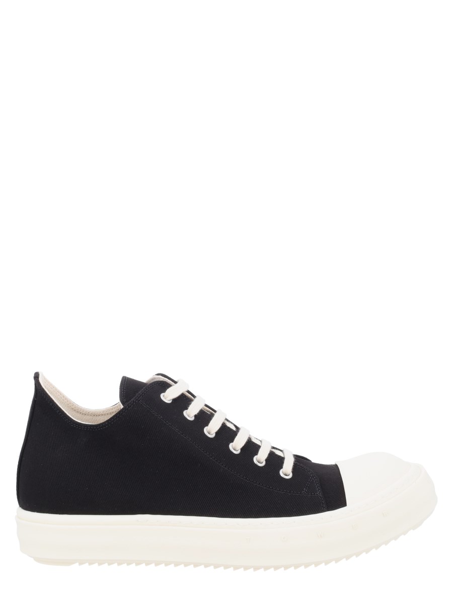 Sneaker Basse In Denim Di Cotone