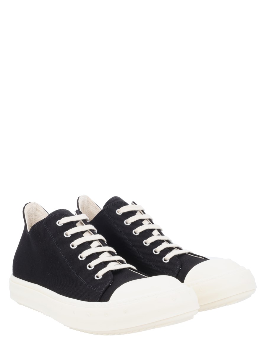 Sneaker Basse In Denim Di Cotone