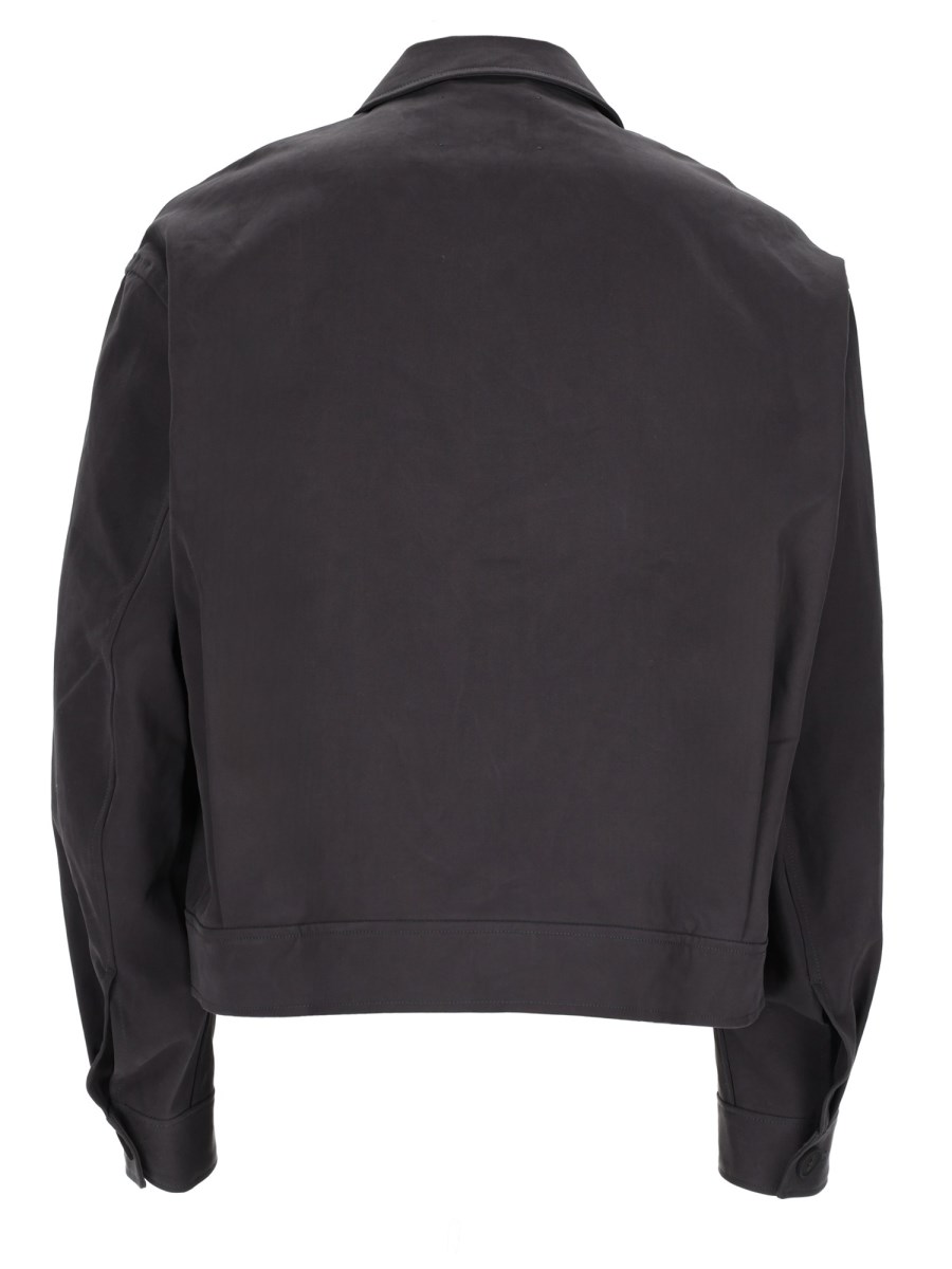 Giacca Cropped In Cotone