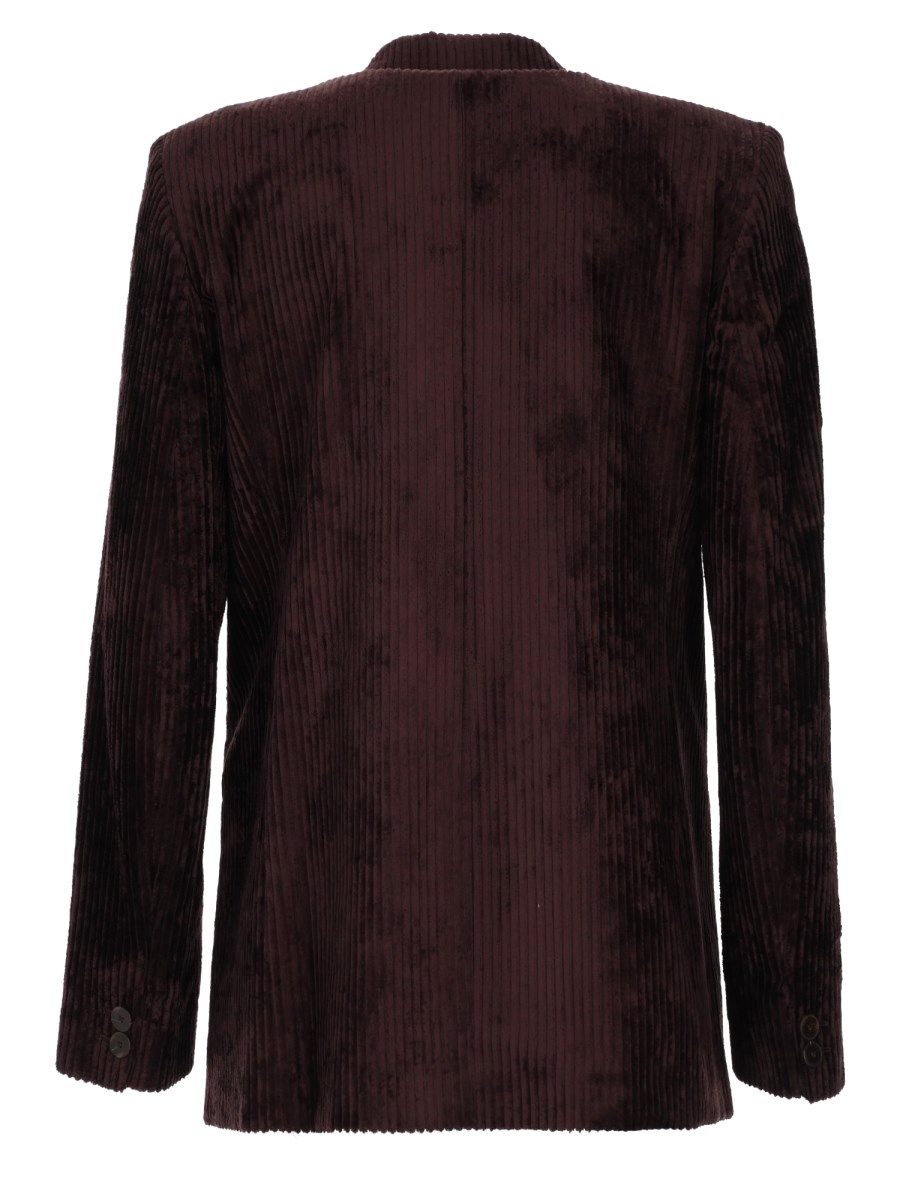 GIACCA CORDUROY MONOPETTO