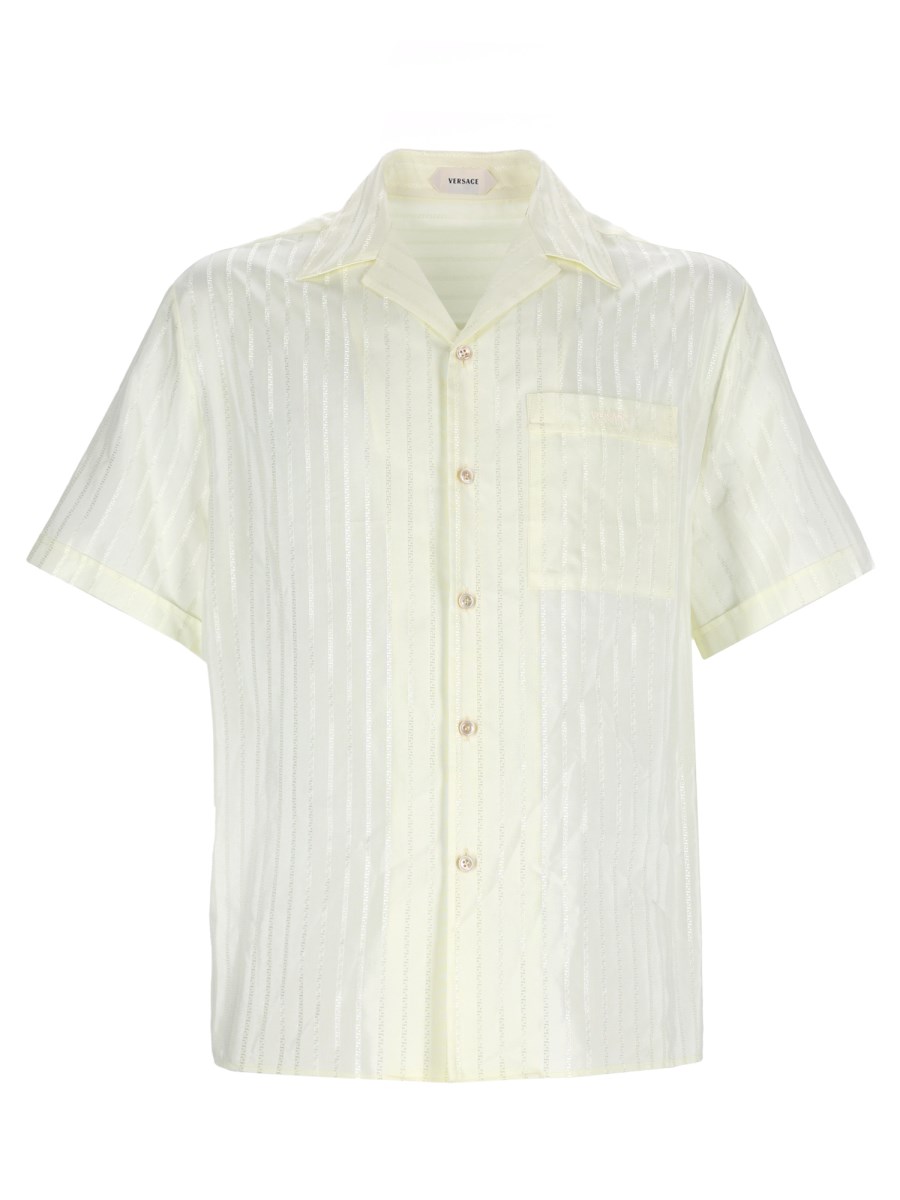 Camicia Jacquard Micro Greca