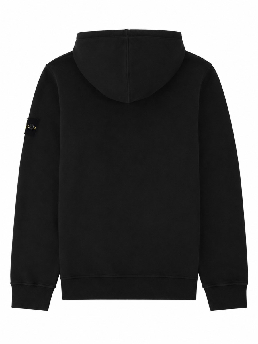 FELPA CON CAPPUCCIO E PATCH LOGO