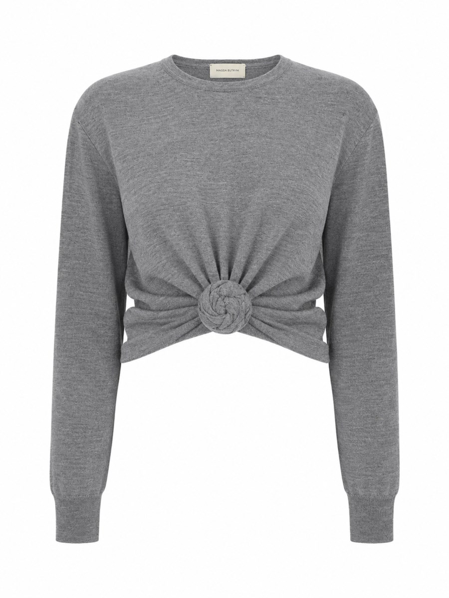 MAGLIA LEGGERA CON NODO