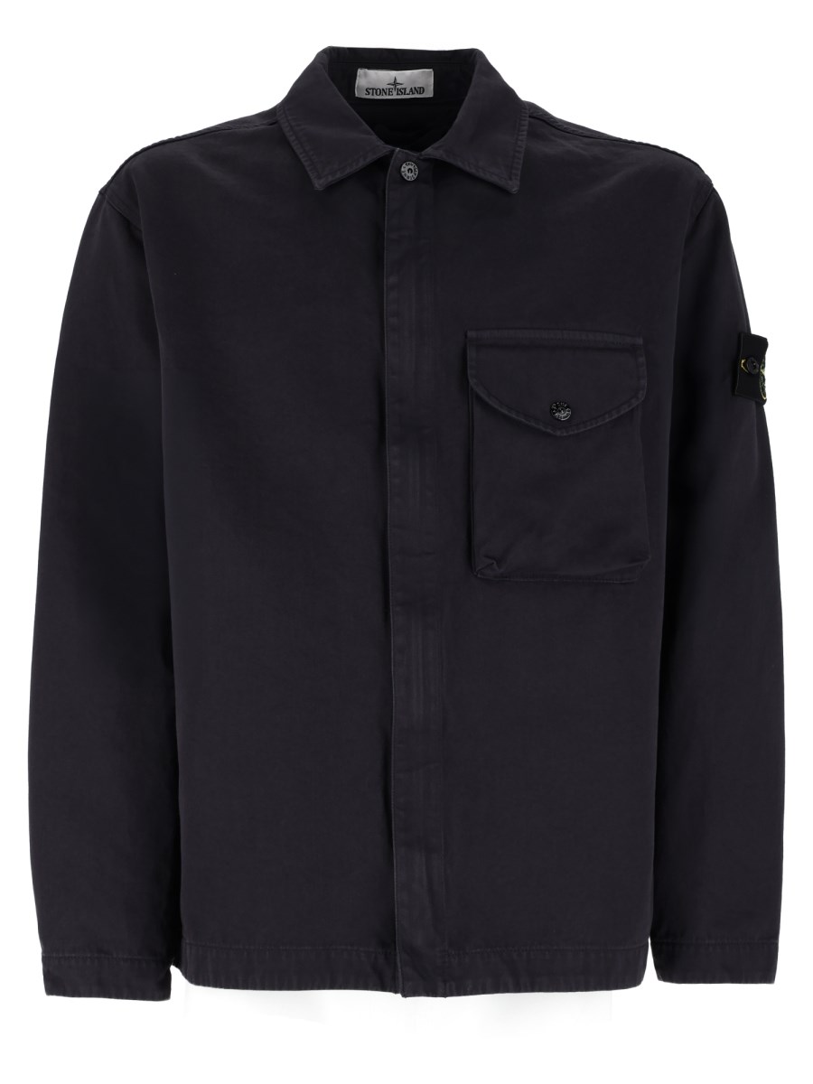 OVERSHIRT IN TWILL DI COTONE 