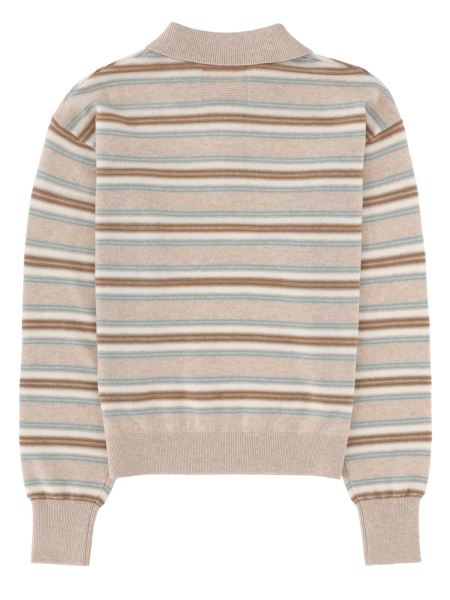 POLO COLLEGIATE IN MAGLIA DI CASHMERE