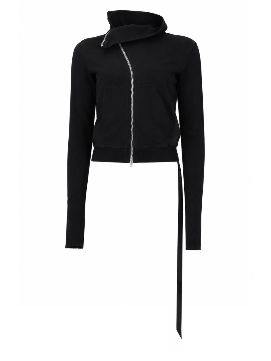 FELPA MOUNTAIN CON ZIP ASIMMETRICA