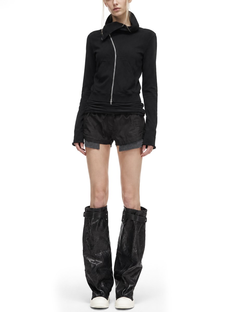 FELPA MOUNTAIN CON ZIP ASIMMETRICA