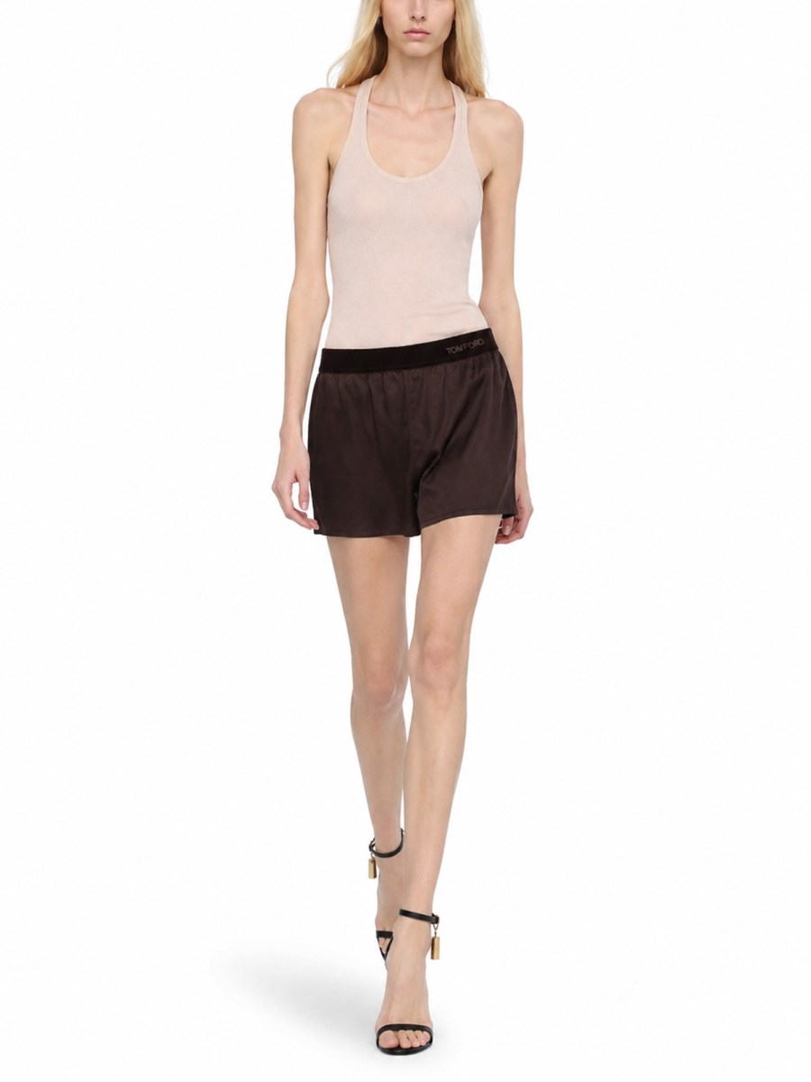 SHORTS IN SETA 