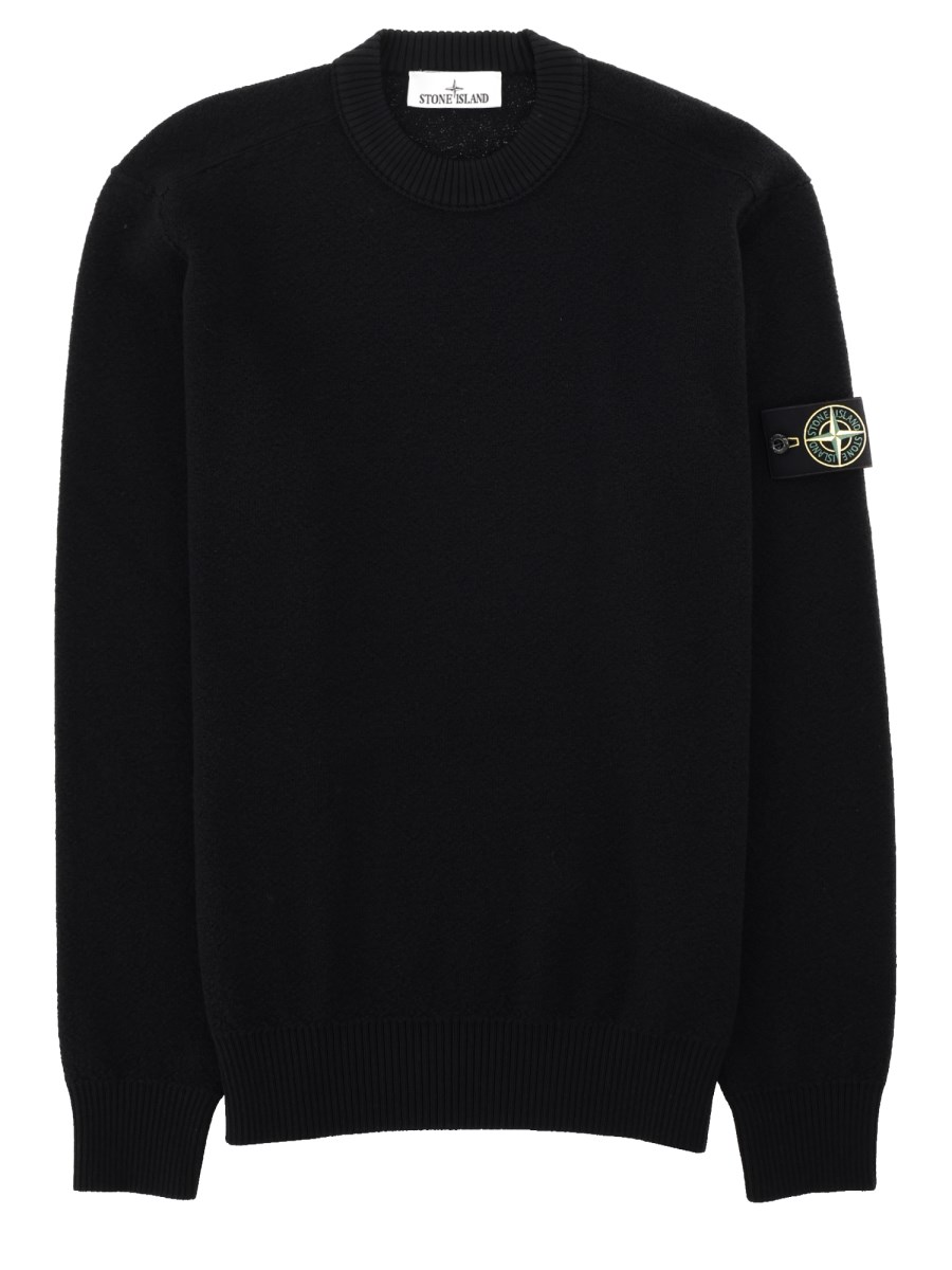 MAGLIA IN LANA A COSTINE