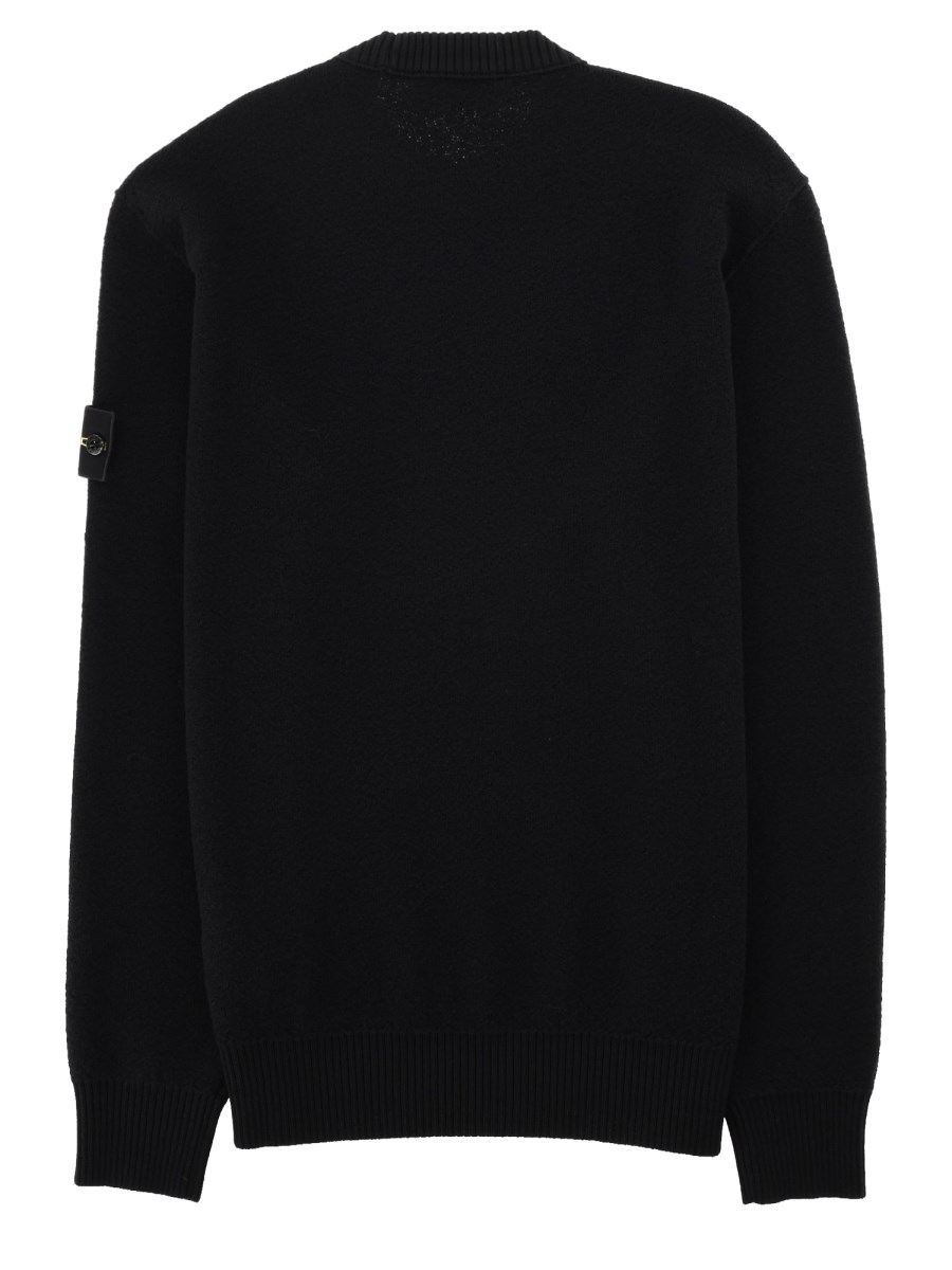 MAGLIA IN LANA A COSTINE