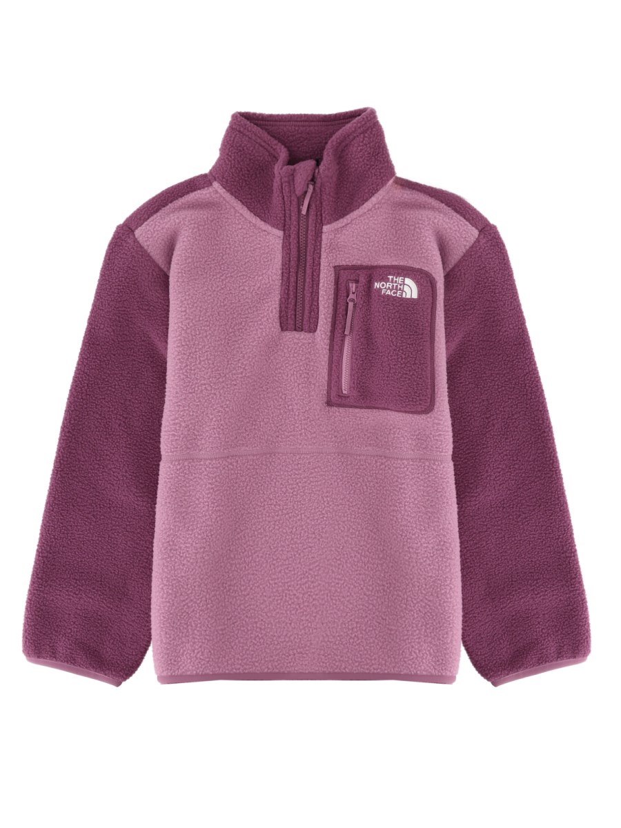 Giacca in pile Yumiori con mezza zip