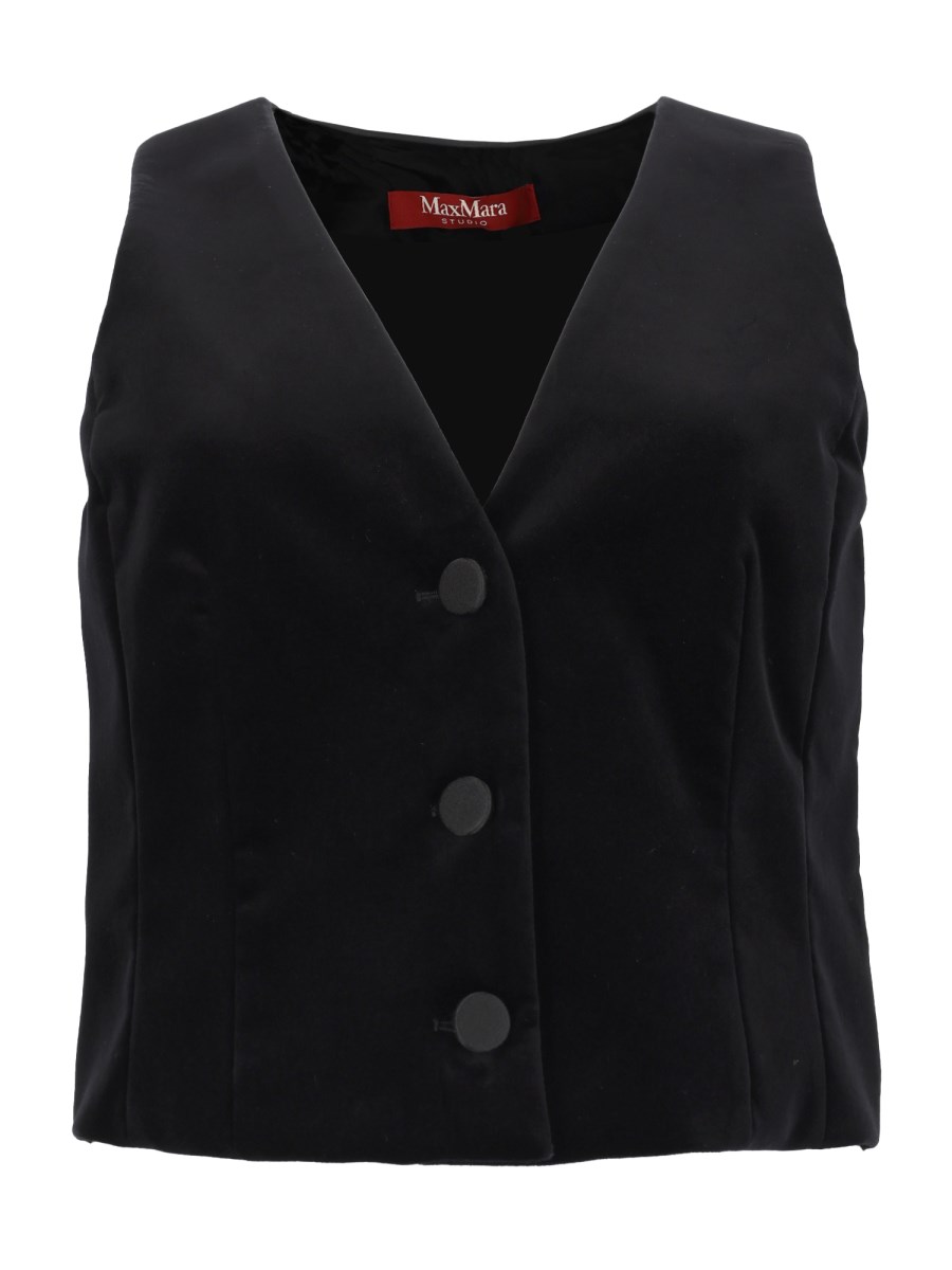 Gilet in Velluto Liscio