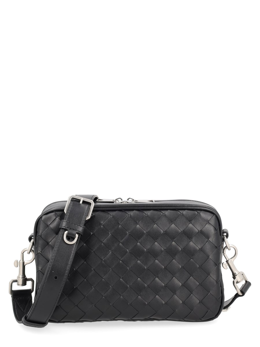 Borsa Camera in Pelle Intrecciata